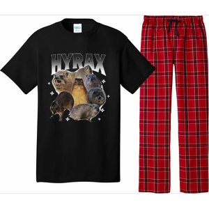 Funny Hyrax Oddly Specific Meme Animal For Family Pajama Set