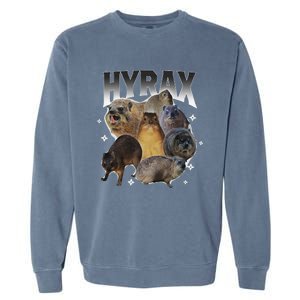 Funny Hyrax Oddly Specific Meme Animal For Family Garment-Dyed Sweatshirt