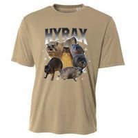 Funny Hyrax Oddly Specific Meme Animal For Family Cooling Performance Crew T-Shirt