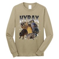 Funny Hyrax Oddly Specific Meme Animal For Family Long Sleeve Shirt