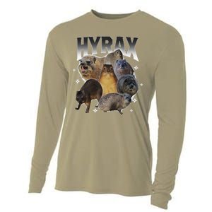 Funny Hyrax Oddly Specific Meme Animal For Family Cooling Performance Long Sleeve Crew