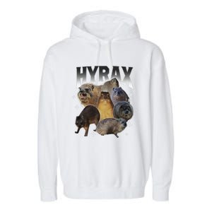 Funny Hyrax Oddly Specific Meme Animal For Family Garment-Dyed Fleece Hoodie