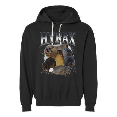 Funny Hyrax Oddly Specific Meme Animal Garment-Dyed Fleece Hoodie