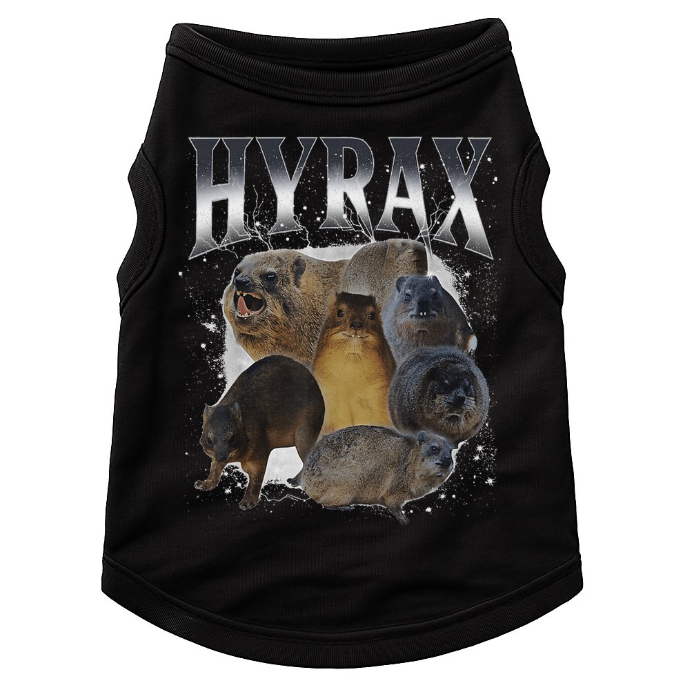 Funny Hyrax Oddly Specific Meme Animal Doggie Tank