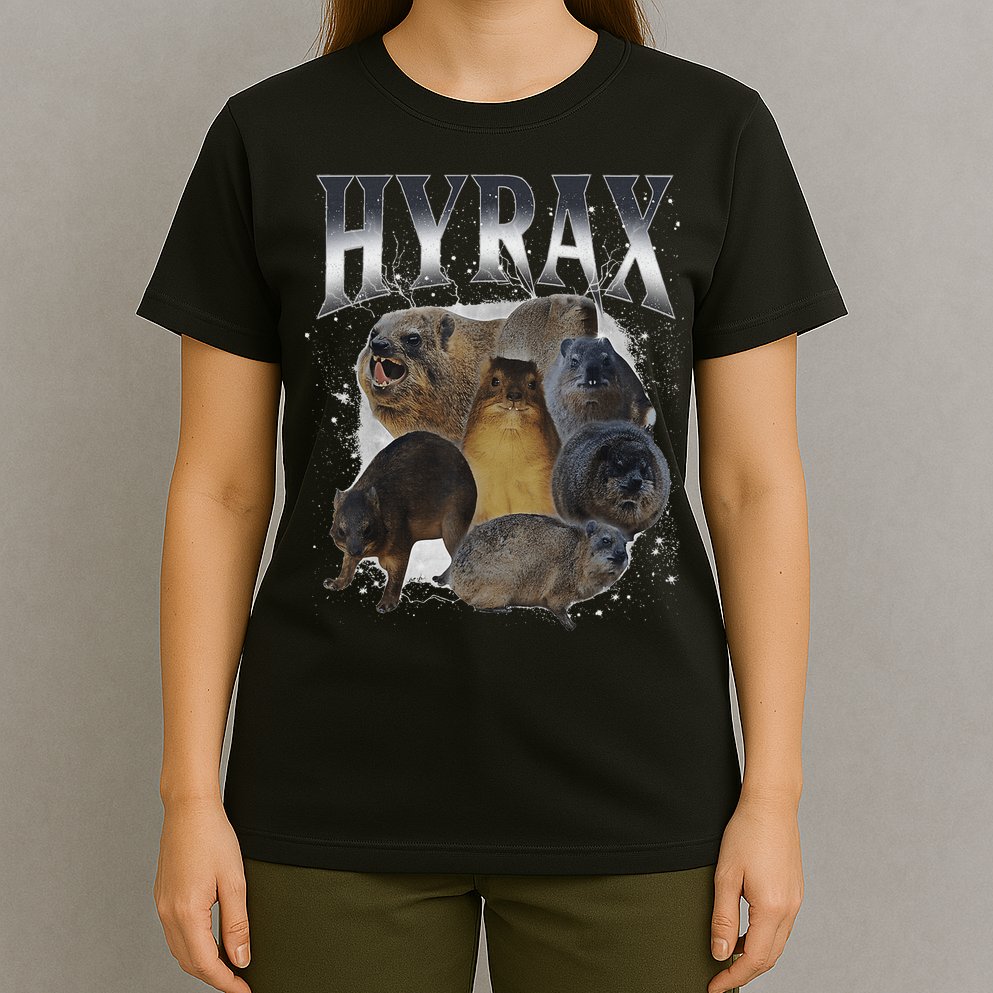Funny Hyrax Oddly Specific Meme Animal T-Shirt