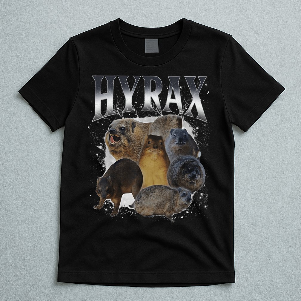 Funny Hyrax Oddly Specific Meme Animal T-Shirt