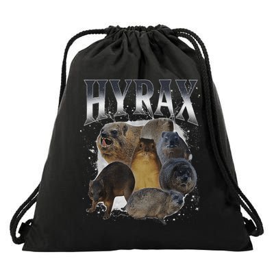 Funny Hyrax Oddly Specific Meme Animal Drawstring Bag