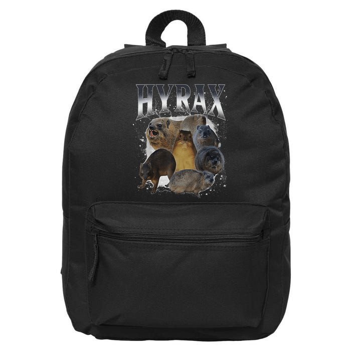 Funny Hyrax Oddly Specific Meme Animal 16 in Basic Backpack