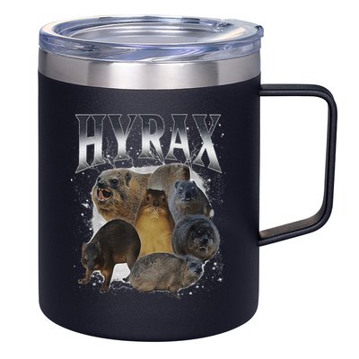 Funny Hyrax Oddly Specific Meme Animal 12oz Stainless Steel Coffee Mug
