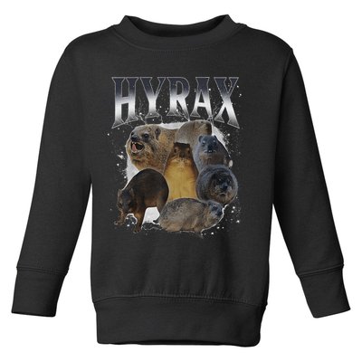 Funny Hyrax Oddly Specific Meme Animal Toddler Sweatshirt