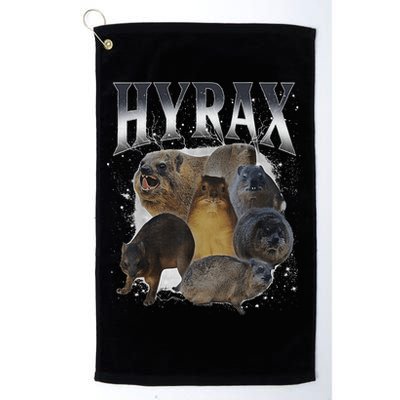 Funny Hyrax Oddly Specific Meme Animal Golf Towel