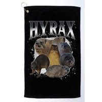 Funny Hyrax Oddly Specific Meme Animal Golf Towel