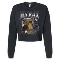 Funny Hyrax Oddly Specific Meme Animal Cropped Pullover Crew