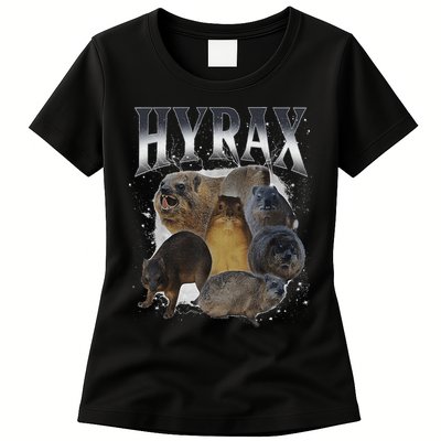 Funny Hyrax Oddly Specific Meme Animal Womens T-Shirt