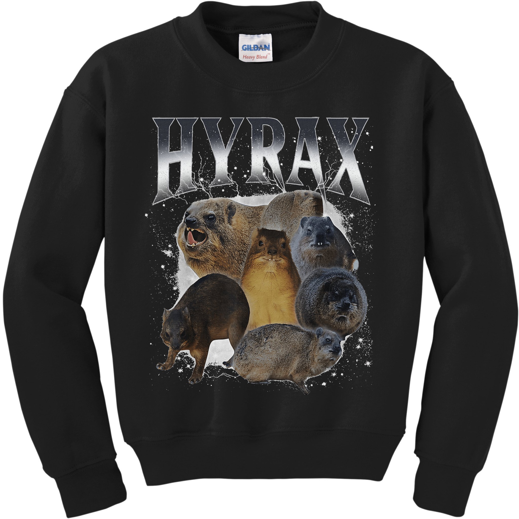 Funny Hyrax Oddly Specific Meme Animal Kids Sweatshirt