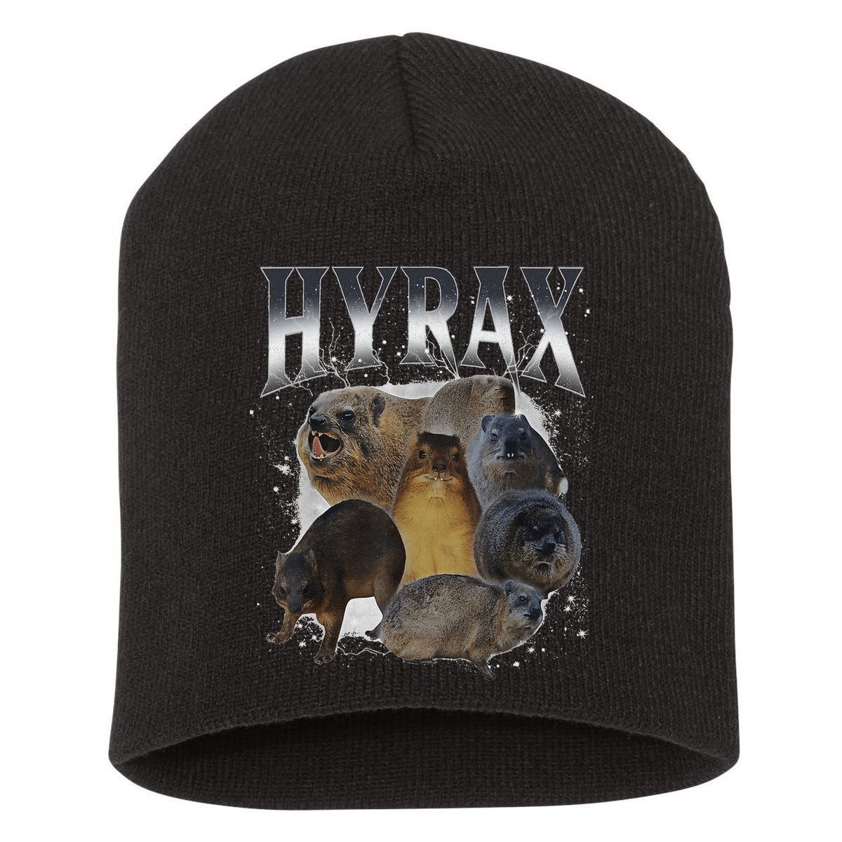 Funny Hyrax Oddly Specific Meme Animal Short Acrylic Beanie