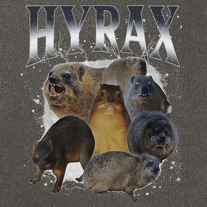 Funny Hyrax Oddly Specific Meme Animal Cotton Canvas Backpack
