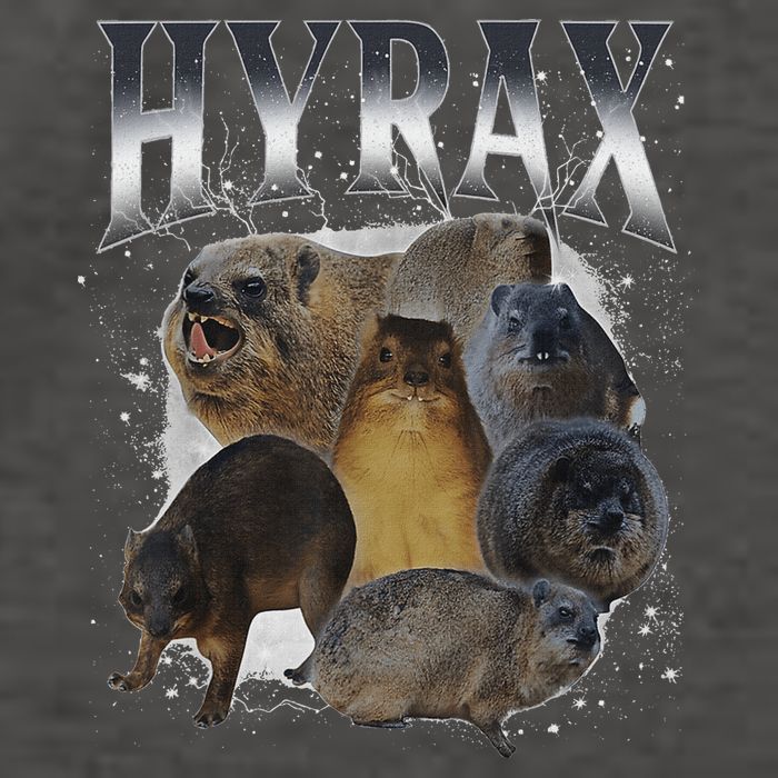 Funny Hyrax Oddly Specific Meme Animal Vector Backpack