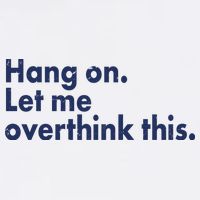 Funny Hang On Let Me Overthink This Garment-Dyed Sweatshirt