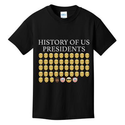 Funny History Of U.S. Presidents Kids T-Shirt