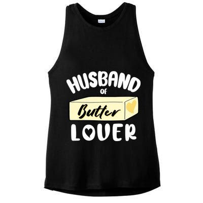 Funny Husband Of Butter Lover Matching Group Ladies PosiCharge Tri-Blend Wicking Tank