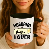 Funny Husband Of Butter Lover Matching Group Mug
