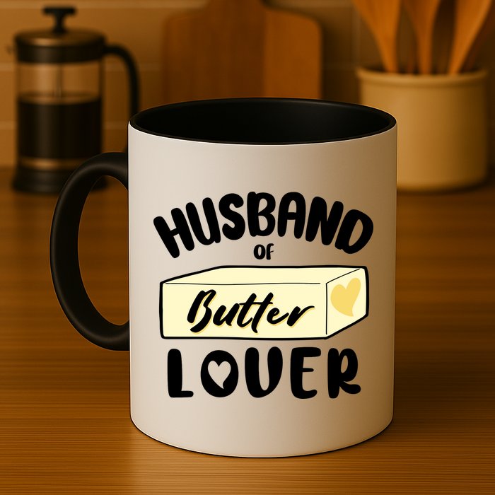Funny Husband Of Butter Lover Matching Group Mug