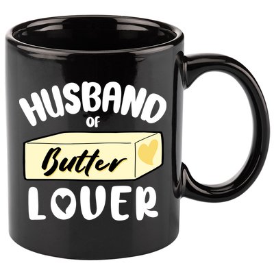 Funny Husband Of Butter Lover Matching Group 11oz C Handle Ceramic Mug