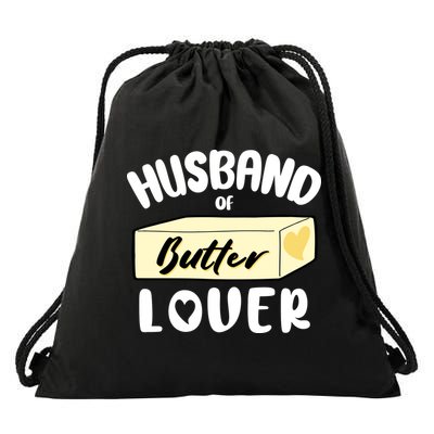 Funny Husband Of Butter Lover Matching Group Drawstring Bag