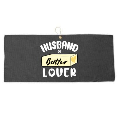 Funny Husband Of Butter Lover Matching Group Large Microfiber Waffle Golf Towel