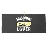 Funny Husband Of Butter Lover Matching Group Large Microfiber Waffle Golf Towel