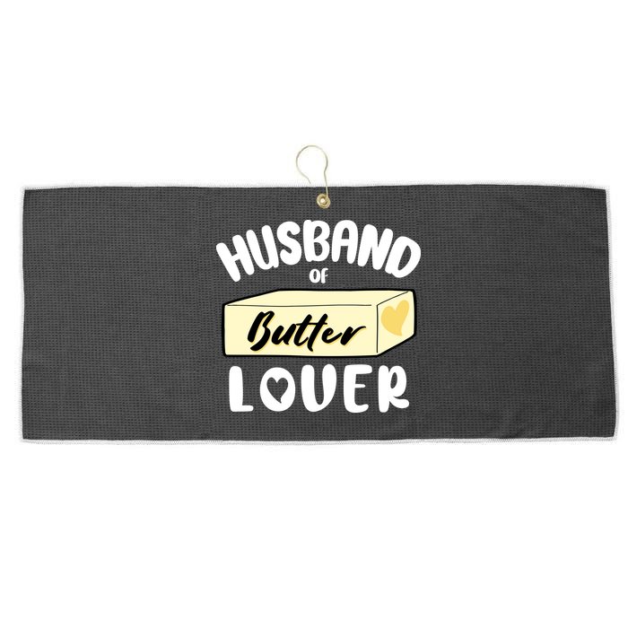 Funny Husband Of Butter Lover Matching Group Large Microfiber Waffle Golf Towel