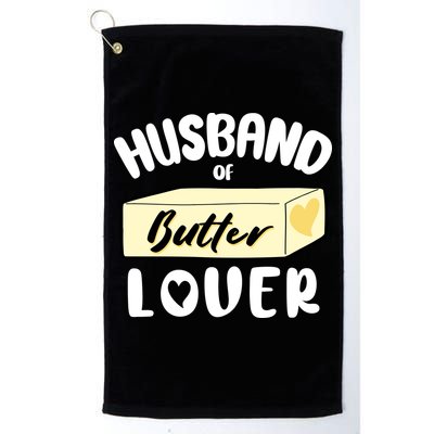 Funny Husband Of Butter Lover Matching Group Golf Towel
