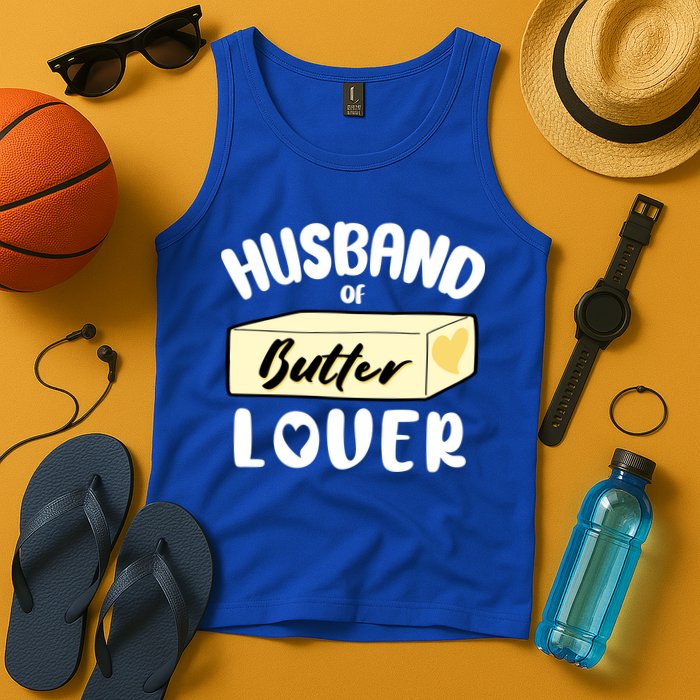 Funny Husband Of Butter Lover Matching Group Tank Top