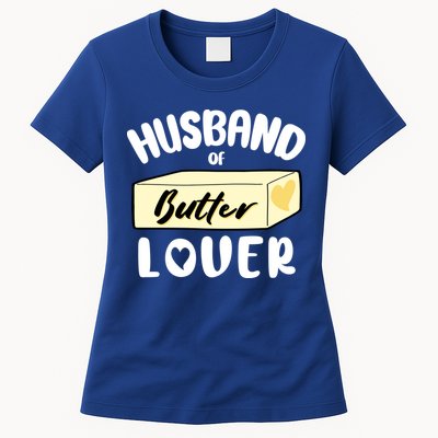 Funny Husband Of Butter Lover Matching Group Womens T-Shirt