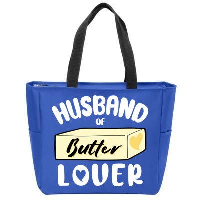 Funny Husband Of Butter Lover Matching Group Zip Tote Bag