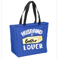 Funny Husband Of Butter Lover Matching Group Zip Tote Bag