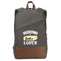 Funny Husband Of Butter Lover Matching Group Cotton Canvas Backpack