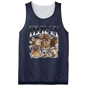 Funny Hyrax Oddly Specific Meme Animal For Family Mesh Reversible Basketball Jersey Tank