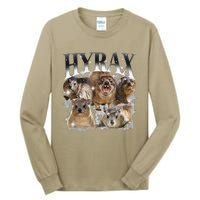 Funny Hyrax Oddly Specific Meme Animal For Family Tall Long Sleeve T-Shirt