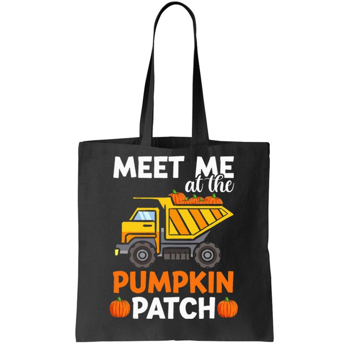 Fall Harvest Pumpkin Truck Tote Bag