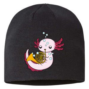 French Horn Player Axolotl Big Band French Horn Sustainable Beanie