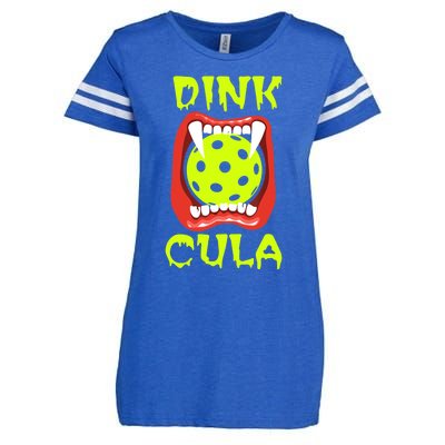 Funny Halloween Pickleball Tee Dinkcula Enza Ladies Jersey Football T-Shirt