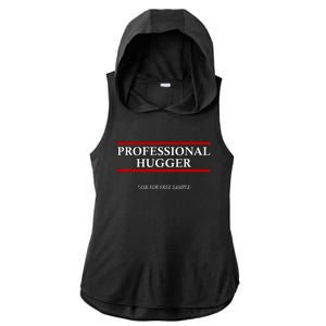 Free Hugs Professional Hugger Ladies PosiCharge Tri-Blend Wicking Draft Hoodie Tank