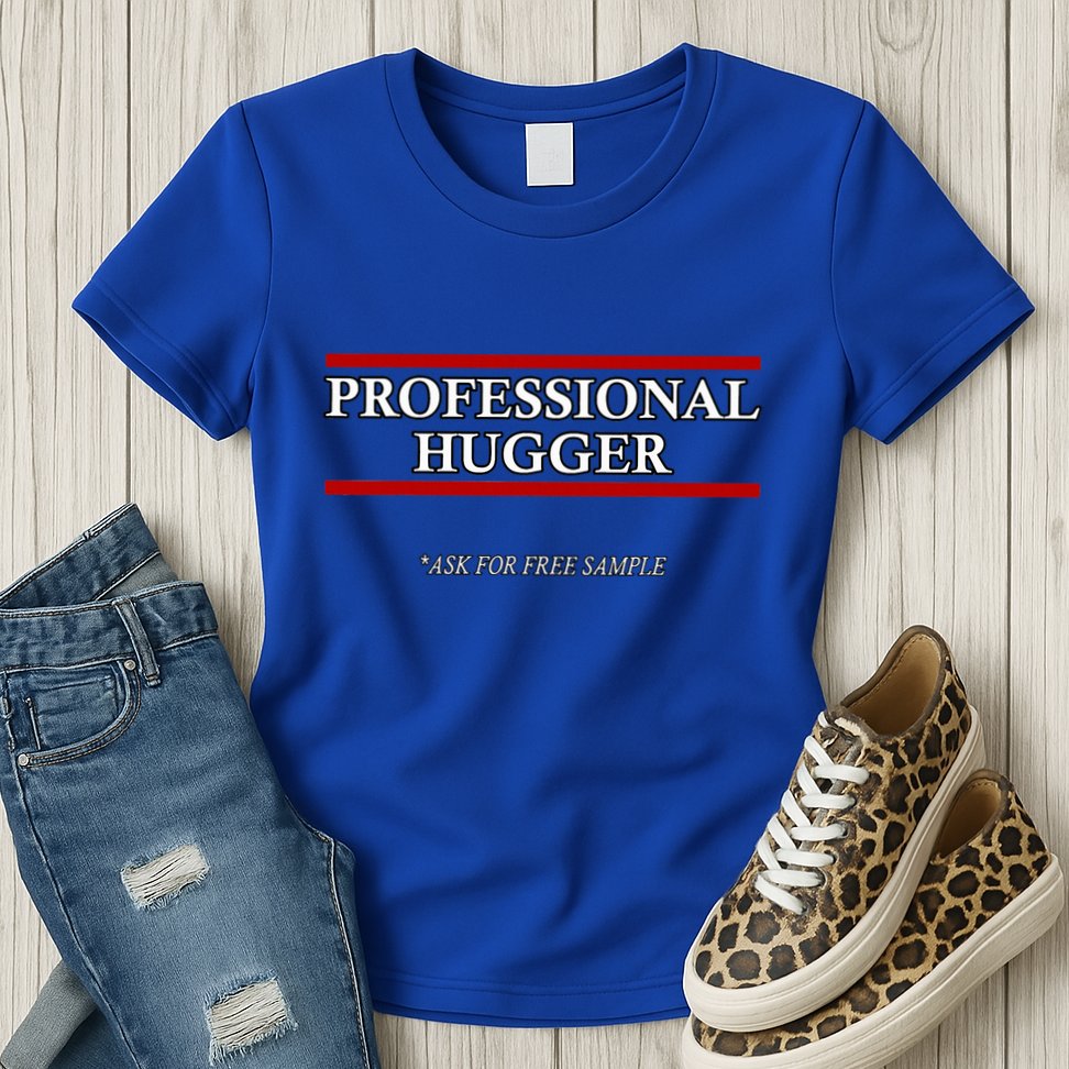 Free Hugs Professional Hugger Womens T-Shirt