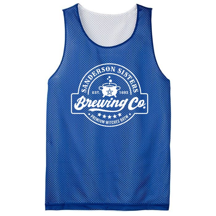 Funny Halloween Premium Witches Brew Brewing Co Est 1693 Funny Gift Mesh Reversible Basketball Jersey Tank