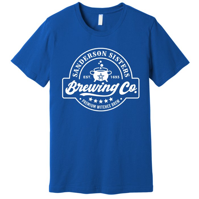 Funny Halloween Premium Witches Brew Brewing Co Est 1693 Funny Gift Premium T-Shirt