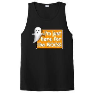 Funny Halloween Party Ing IM Just Here For The Boos Funny Gift PosiCharge Competitor Tank