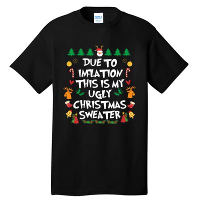 Festive Holiday Pajama Set with Hilarious Design Tall T-Shirt