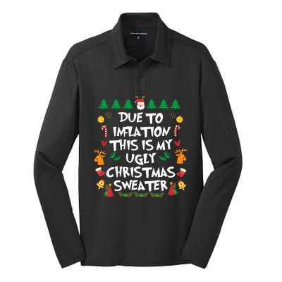 Festive Holiday Pajama Set with Hilarious Design Silk Touch Performance Long Sleeve Polo